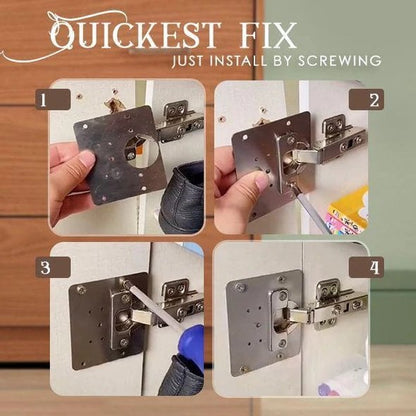 🛠️ BUY 2 GET 1 FREE ! 🔥 Hinge Repair Kit – All-in-One Tool, Easy Fix & Durable Solution 🏠