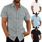 🌿✨ Men’s Cotton Linen Casual Shirt – Breathable Summer Style | 50% OFF + Buy 2 Free Shipping