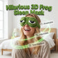 🐸 Soft Funny Frog 3D Sleep Mask