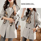 🔥Limited stock available 50% OFF🔥Women's Slimming Mid-Length Lapel Trench Coat