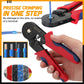 🔌 50% OFF NOW! ⚡ Cold Pressing Crimping Pliers Set – Ratchet Mechanism, Auto Reset & Ergonomic Grip – For Electricians & DIY 🛠️