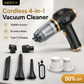 🚗🛡️ LIMITED-TIME 50% OFF! Cordless 4-in-1 Portable Car Vacuum Cleaner Set