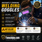 🥽50% OFF NOW! Welder's Eye Protection Goggles‑Solar Powered Auto‑Darkening Welding Goggles, Anti‑Glare Safety Eyes Shield for Arc Welding, Mig Tig Welding Work