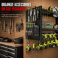 📢📢50% OFF !! ⏰Wall Mounted Heavy Duty Iron Power Tool Organizer and Garage Drill Storage Rack