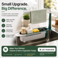 🚰 50% OFF! 🧽 2-in-1 Sink Organizer Rack – Expandable & towel drying bar ✨