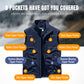 🔥Limited stock available 50% OFF🔥🧥Men's Oversized Sleeveless Vest Jacket With Pockets