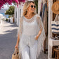 🏆 Last Day Special Price 💲12.99! 💐Summer Metallic Crochet Cover-Up – Lightweight, Flowy & Effortlessly Stylish summer outfit