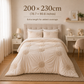 😴 Bring you cozy deep sleep!Elegant Pinch Pleat Duvet Cover Set