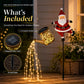 🎅 50% OFF FLASH SALE! ✨Solar Christmas Santa Decor Lights – Weather‑Resistant, 5 Styles 🎁