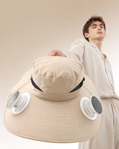 🎁Hot Sale 50%OFF💖         Ultralight Solar Fan Sun Hat