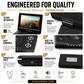 🎁Best Gift for Your Family🎉—📺 7.8" HD Portable DVD/EVD Player – Large Screen, Rechargeable & Compatible with DVD/CD/USB/SD