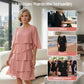 🎉Last Day Promotion 50% OFF💃Women's Elegant Layered Ruffle Sleeve Dress – Effortless Style for Every Occasion✨
