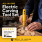 🎨All-in-One Electric Carving Tool Set – 53% OFF⏰, 12 Bits, Wood & Linoleum Engraver