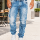 👖🔥 LIMITED-TIME 50% OFF! Men’s Vintage-Wash Straight-Leg Jeans – Durable Denim, Relaxed Streetwear Fit & Contrast Stitching ✨