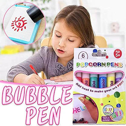 🥳2026 HOT SALE🥳💞50K+ SOLD!✨ 55% OFF + Buy 3 Pay 2! Magic Puffy Pens – Draw, heat & watch it puff up! 3D art fun for kids – great for Christmas gifts & DIY projects. A creative surprise! 🖍️🎨