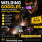 🥽50% OFF NOW! Welder's Eye Protection Goggles‑Solar Powered Auto‑Darkening Welding Goggles, Anti‑Glare Safety Eyes Shield for Arc Welding, Mig Tig Welding Work