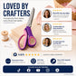 🧵 LIMITED TIME 50% OFF! Premium Stainless Steel Pinking Shears – Ergonomic Soft-Grip, Zigzag Cut ✂️