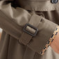 🔥Limited stock available 50% OFF🔥Women's Slimming Mid-Length Lapel Trench Coat