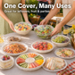 ⏳LAST DAY SALE 100PCS ONLY ￡6.99‼️🔥Disposable Food-Grade Stretch Food Covers for Bowls & Plates