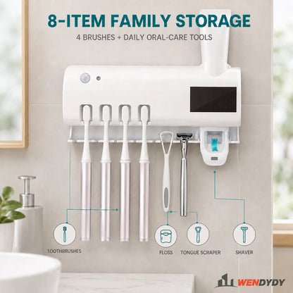 🎁Clearance Sale 50% OFF💥Smart UV Sterilizing Toothbrush Holder🦷