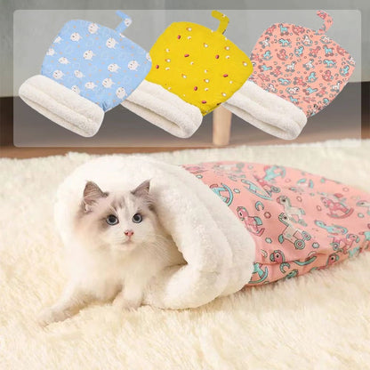 🔥 50% OFF!!! ⏰ Cozy Pet Nest for Cats and Dogs - Plush & Machine Washable, Perfect for Your Pet's Comfort and Warmth 🎁