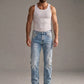 👖🔥 LIMITED-TIME 50% OFF! Men’s Vintage-Wash Straight-Leg Jeans – Durable Denim, Relaxed Streetwear Fit & Contrast Stitching ✨