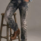 👖🔥 LIMITED-TIME 50% OFF! Men’s Vintage-Wash Straight-Leg Jeans – Durable Denim, Relaxed Streetwear Fit & Contrast Stitching ✨