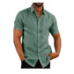 👔2026 Pop-up Shirt Men's Shirt With Solid Color Lapel And Short Sleeves– Lightweight & Breathable 🔥