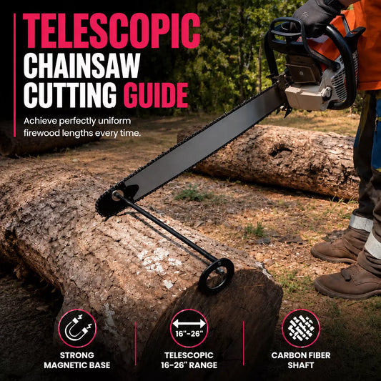 📢 50% OFF!! ⏰ Chainsaw Cutting Marker Tool – Wood Cutting Alignment Guide🔧