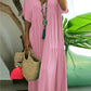 🎁2026 New Arrivals 50% OFF💥Women's Casual Long Dress with Short Sleeves – Soft & breathable – Perfect for summer, beach or everyday elegance – lightweight and comfy ✨🌸