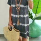 💥🌈2026 Summer Hot Sale 50% OFF: Only ￡14.99‼️ 👗Tie-Dye Striped Short Sleeve T-Shirt Dress✨Soft Flowy Loose Mini Dress Casual Holiday Sundress For Women
