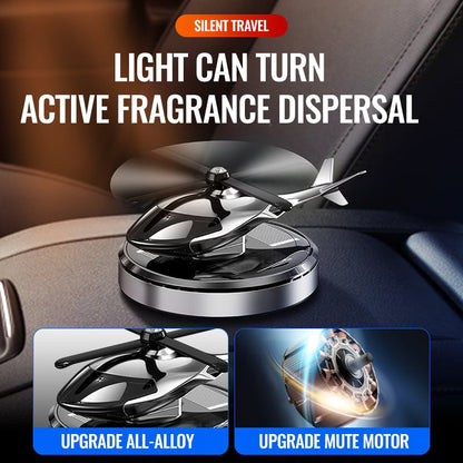 🚁⚡ FLASH SALE! Metal Solar Helicopter Air Freshener – Solar Powered Rotation, Stylish Car Decor & Fresh Scent Diffuser 🌿