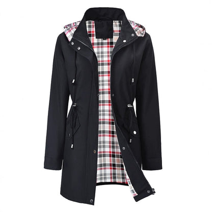 ❤️‍🔥Limited stock available 50% OFF🥰Solid Color Casual Jackets, Waterproof and Windproof Coats, Hooded Windbreakers