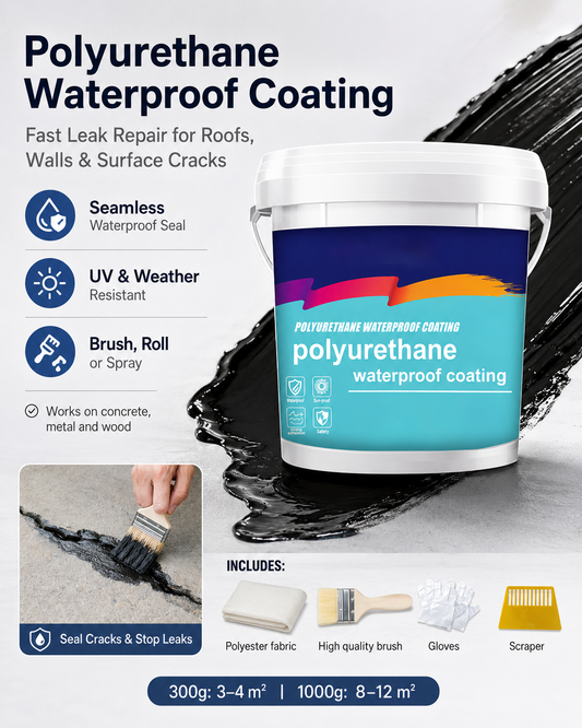 🍃✨🔰Polyurethane Waterproofing and leak repair Eco-friendly coating🍃✨🔰