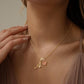 💖Last Day Huge Discount✨3-Layering Initial A-Z Letter Pendant Necklaces🎀