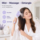 💖LAST DAY SALE 50% OFF💁‍♀️✨Electric Spray Air Cushion Massage Comb💨| Self-Cleaning Anti-Tangle ✨ | Perfect for Dry, Brittle Hair 💧🌟