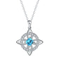 🌸LAST DAY-Buy 2 Get 1 Free ✨Mystical Birthstone Witches Knot Necklace – Natural Crystal🔮💞Protect Your Loved Ones
