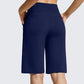 ⏰2026 Summer Hot Sale 53% OFF🔥Women's Bermuda Shorts with Pockets -👍Knee Length Athletic Casual Long Shorts