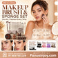✨️Amazing Special 59% OFF！👱🏻‍♀️Recommended by celebrity makeup artists！All-in-One Makeup Brush & Sponge Set