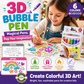🎁🔮Magic Pen – Draw 3D with one stroke!🎄 DIY Bubble Popcorn Drawing Pens& Buy 3 Pay 2 🔥