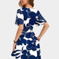 ☀️🌸 SUMMER SALE — 55% OFF 👗 Women’s Ruffle Sleeve Sundress – Flattering V-Neck, Wrap Waist & Stretchy Smocked Back ✨