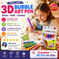 🎁🔮Magic Pen – Draw 3D with one stroke!🎄 DIY Bubble Popcorn Drawing Pens& Buy 3 Pay 2 🔥