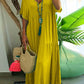 🎁2026 New Arrivals 50% OFF💥Women's Casual Long Dress with Short Sleeves – Soft & breathable – Perfect for summer, beach or everyday elegance – lightweight and comfy ✨🌸