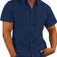 🌿✨ Men’s Cotton Linen Casual Shirt – Breathable Summer Style | 50% OFF + Buy 2 Free Shipping
