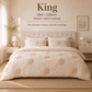 😴 Bring you cozy deep sleep!Elegant Pinch Pleat Duvet Cover Set