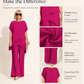🎁New arrival 50% OFF💥Charming Irregular Top & Wide Leg Pants Set