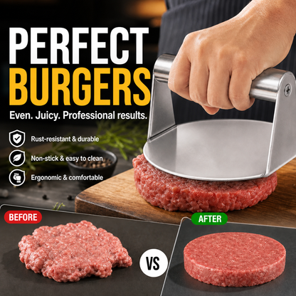 🥳HOT SALE🥳💞10K+ SOLD! Burger Press ! Non-stick, easy clean & ergonomic. Perfect patties ✅