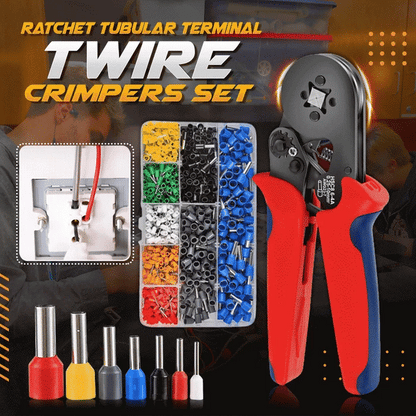 🔌 50% OFF NOW! ⚡ Cold Pressing Crimping Pliers Set – Ratchet Mechanism, Auto Reset & Ergonomic Grip – For Electricians & DIY 🛠️