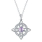 🌸LAST DAY-Buy 2 Get 1 Free ✨Mystical Birthstone Witches Knot Necklace – Natural Crystal🔮💞Protect Your Loved Ones