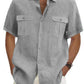 🌿✨ Men’s Cotton Linen Casual Shirt – Breathable Summer Style | 50% OFF + Buy 2 Free Shipping